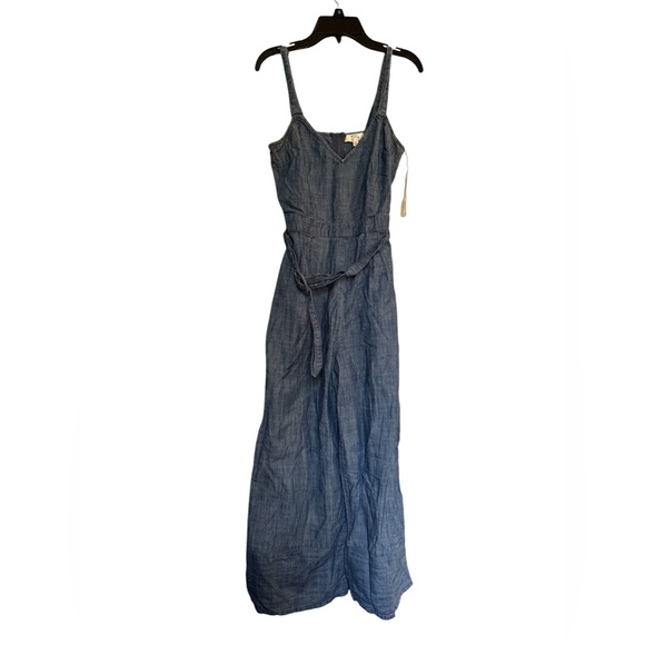 Dizzy‎ Lizzy chambray denim jumpsuit size S - Picture 1 of 5